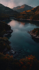 Beautiful Nature landscapes image on vertical 5.