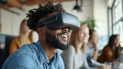 Diverse team collaboration in virtual reality environment for future workspaces