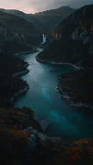 Beautiful Nature landscapes image on vertical.