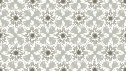 Monochromatic seamless star-square pattern; ideal for chic backgrounds, textiles, or graphic designs. Enhances any project.