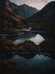 Beautiful Nature landscapes image on vertical 18.