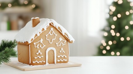 Gingerbread House with Icing