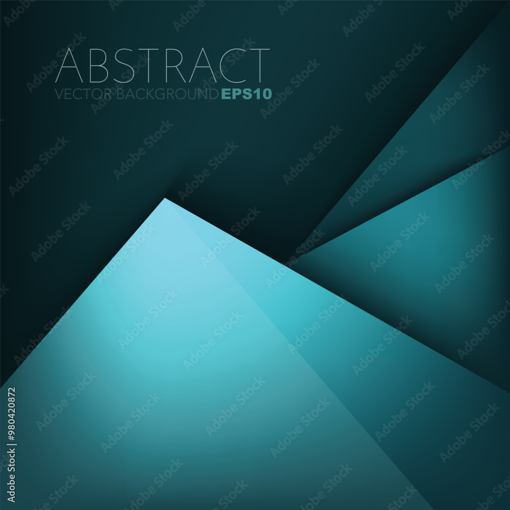 Fototapete graphic geometric triangle overlap vector layer background for text and message design