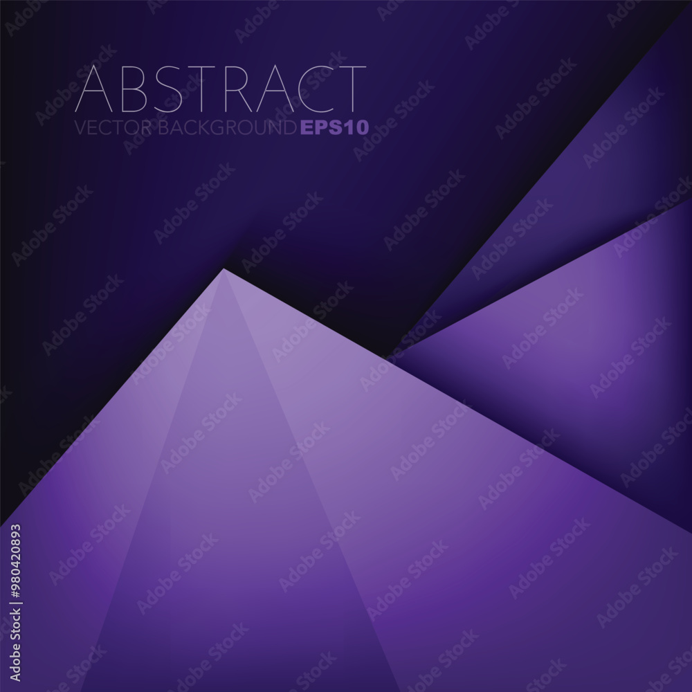 Fototapete graphic geometric triangle overlap vector layer background for text and message design