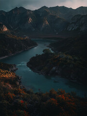 Beautiful Nature landscapes image on vertical 30.