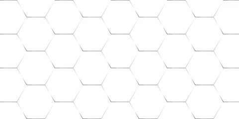Geometric texture of honeycomb white hexagon. emboss structure hexagonal futuristic abstract 3d texture background.