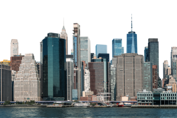 skyscrapers,skyline,buildings,new york,isolated,urban,white,background,transparent,template,layout,png,manhattan,usa,american,city,cut,design,architecture,modern,business,cityscape,metropolitan,waterf