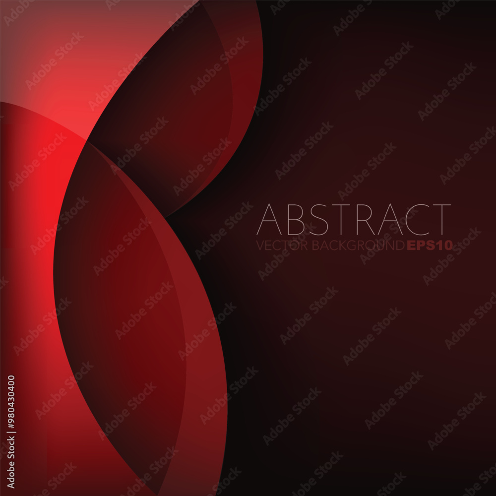 Poster graphic vector curve line overlap background for text and message design