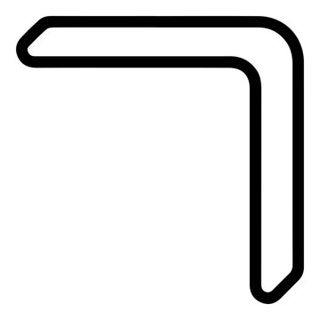 recommend clip art: Aboriginal Boomerang Vector Icon. Authentic Australian weapons or sporting equipment. internet concept. EPS 10.