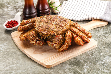 Delicous gurmet Steamed hairy crab