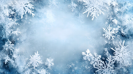 cold iced background winter themed