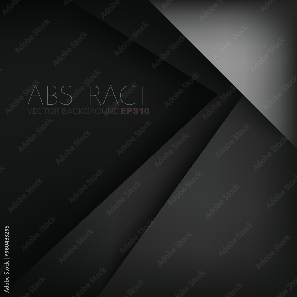 Poster graphic geometric triangle overlap vector layer background for text and message design