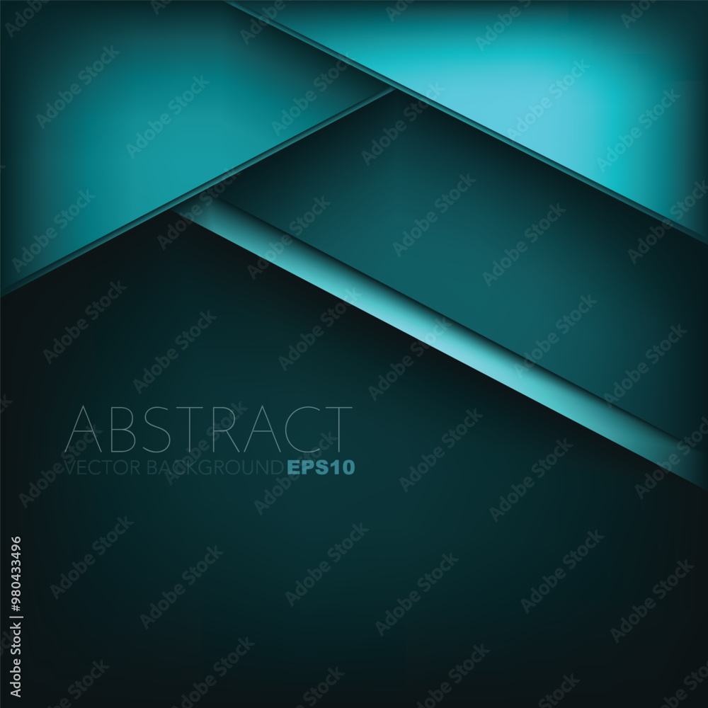 Poster graphic geometric triangle overlap vector layer background for text and message design
