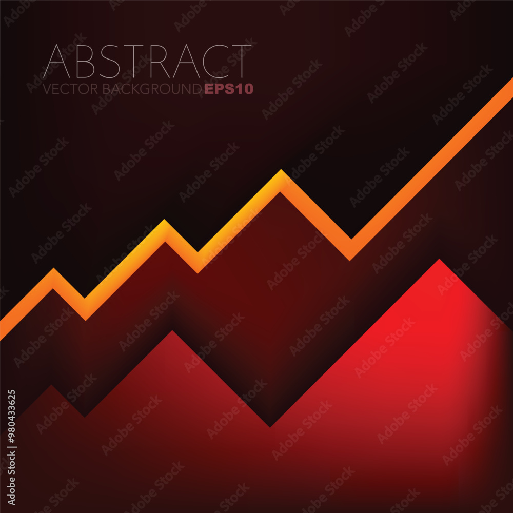 Poster graphic geometric triangle overlap vector layer background for text and message design