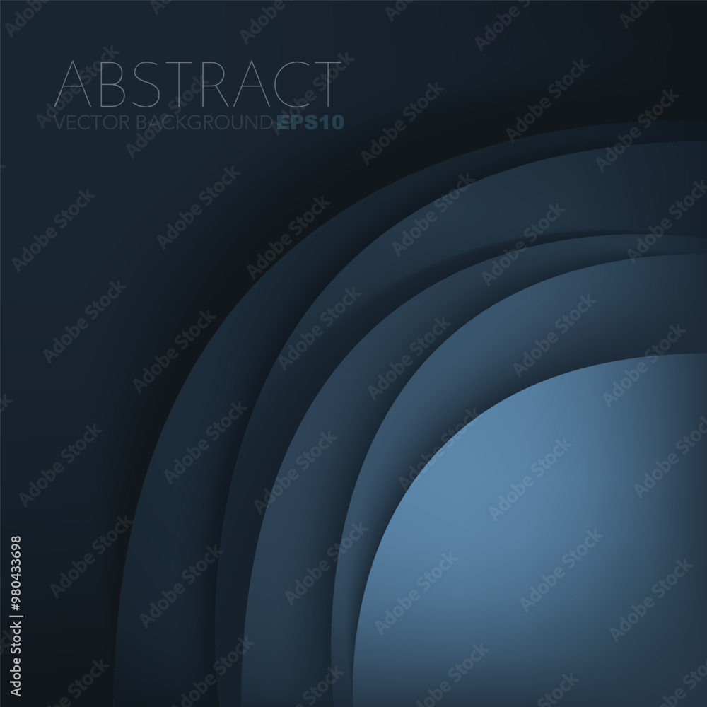 Poster graphic vector curve line overlap background for text and message design