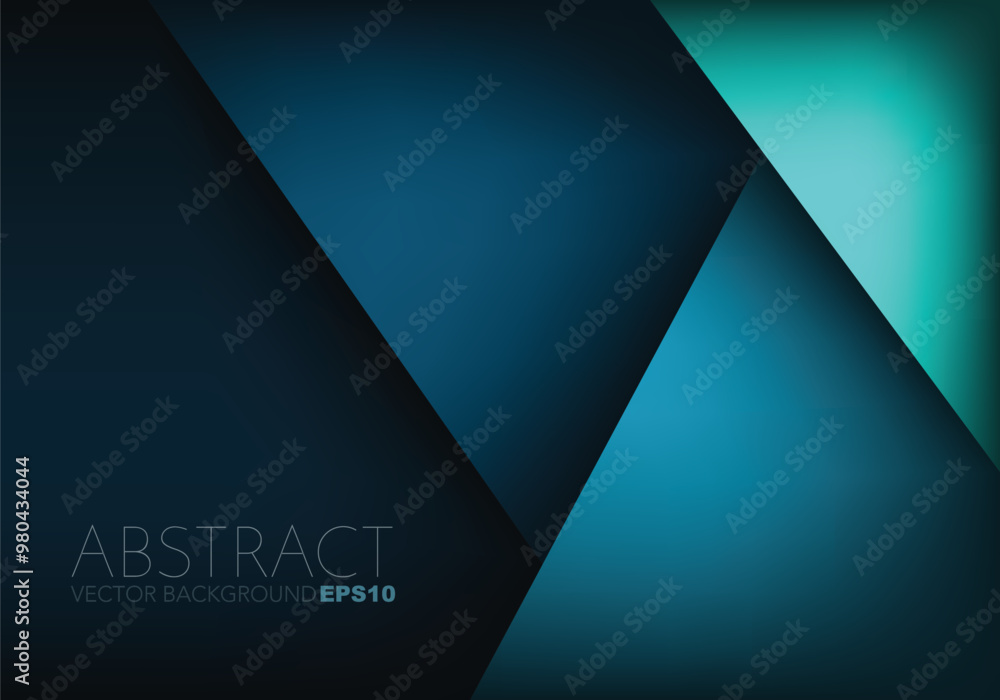 Poster graphic geometric triangle overlap vector layer background for text and message design