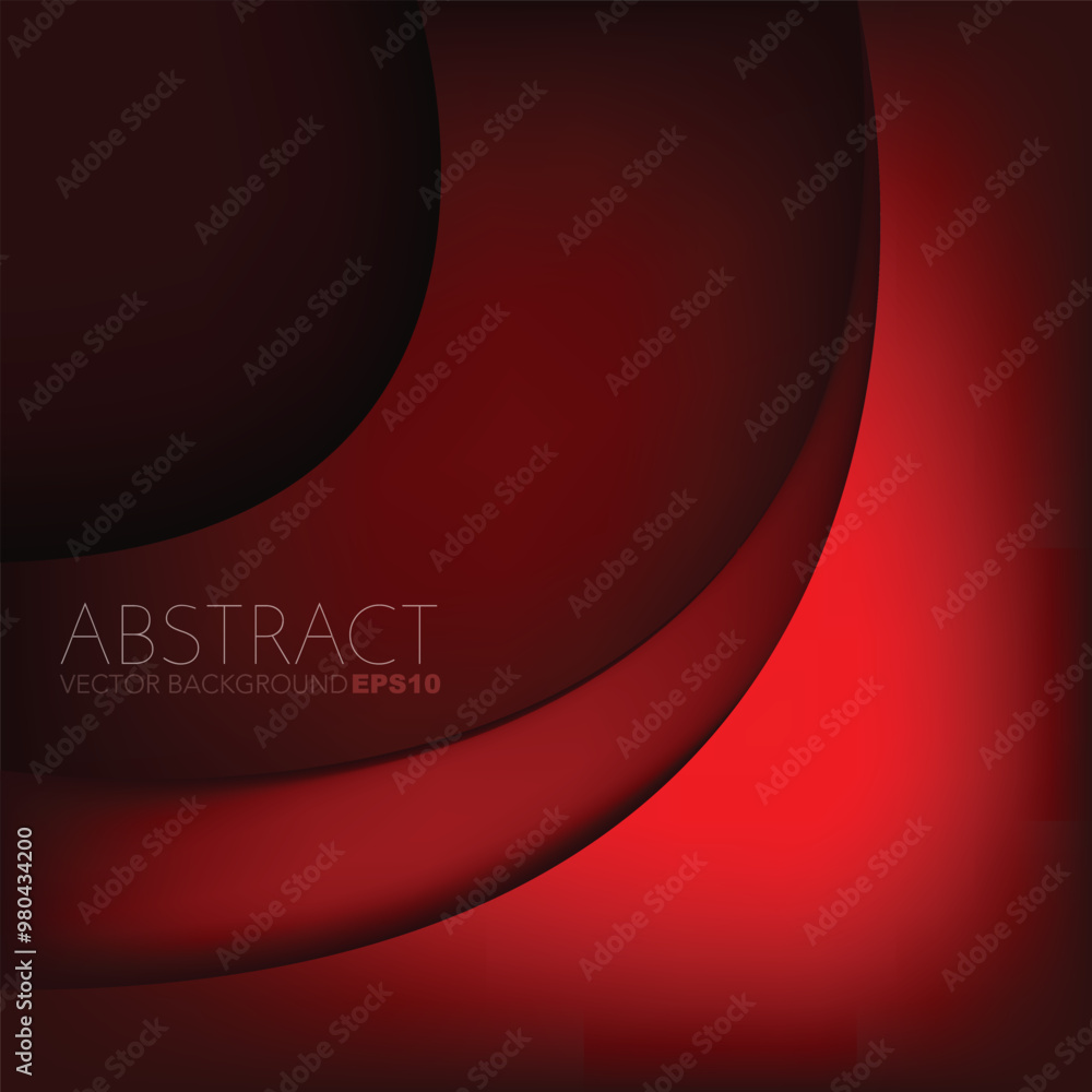 Poster graphic vector curve line overlap background for text and message design