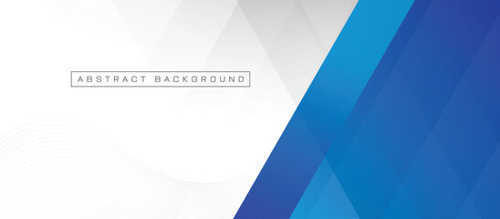 White and blue abstract background. Modern Presentation Design for Corporate Business and Institution.