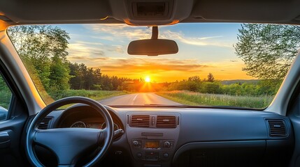 Driving into the Sunset: A View from the Driver's Seat