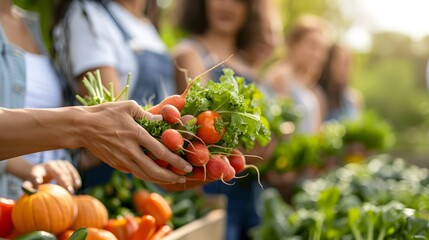 Community Supported Agriculture with Fresh Locally Grown Produce for Sustainable Food Networks