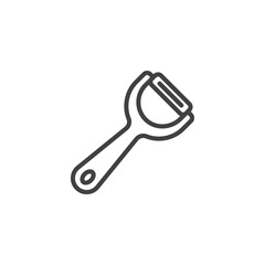 Potato Peeler line icon