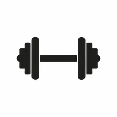 Dumbbell Black Vectors   Vector Illustration  Fitness Workout  Gym Equipment Silhouette