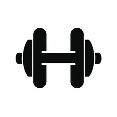 Dumbbell Black Vectors   Vector Illustration  Fitness Workout  Gym Equipment Silhouette