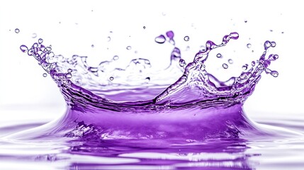 Vibrant Splash on Surface with Bold and Dynamic Colors