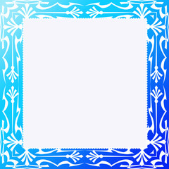 Beautiful picture frame background illustration	