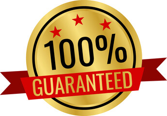 100 Percent Guaranteed Badge