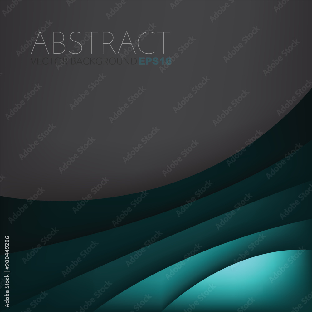 Poster graphic vector curve line overlap background for text and message design