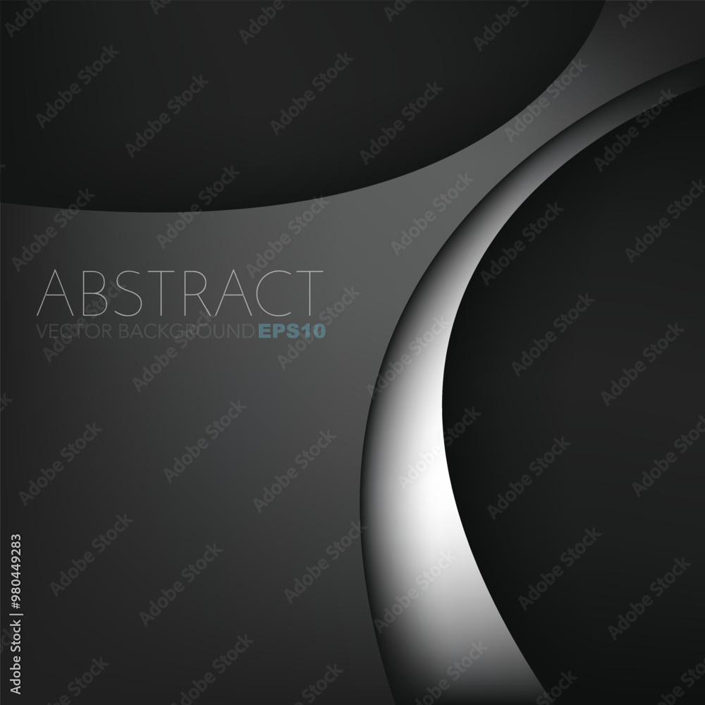 Poster graphic vector curve line overlap background for text and message design