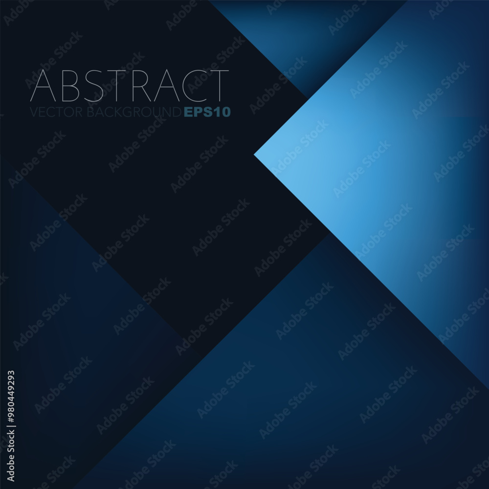 Poster graphic geometric triangle overlap vector layer background for text and message design