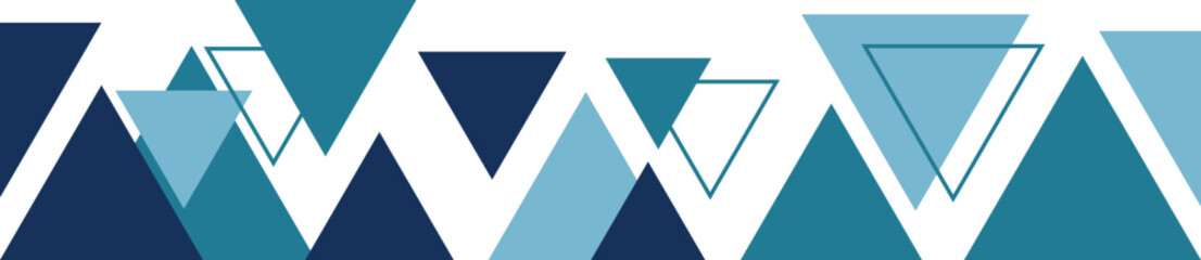 Triangle Geometric Footer