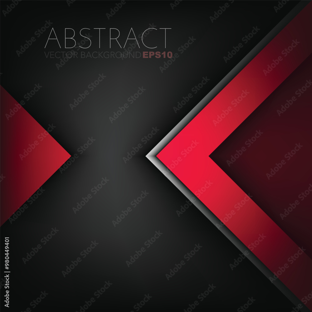 Poster graphic geometric triangle overlap vector layer background for text and message design

