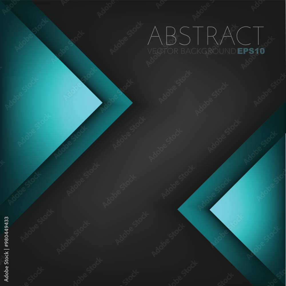 Poster graphic geometric triangle overlap vector layer background for text and message design