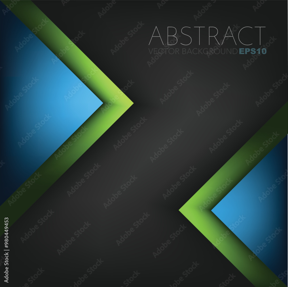 Poster graphic geometric triangle overlap vector layer background for text and message design