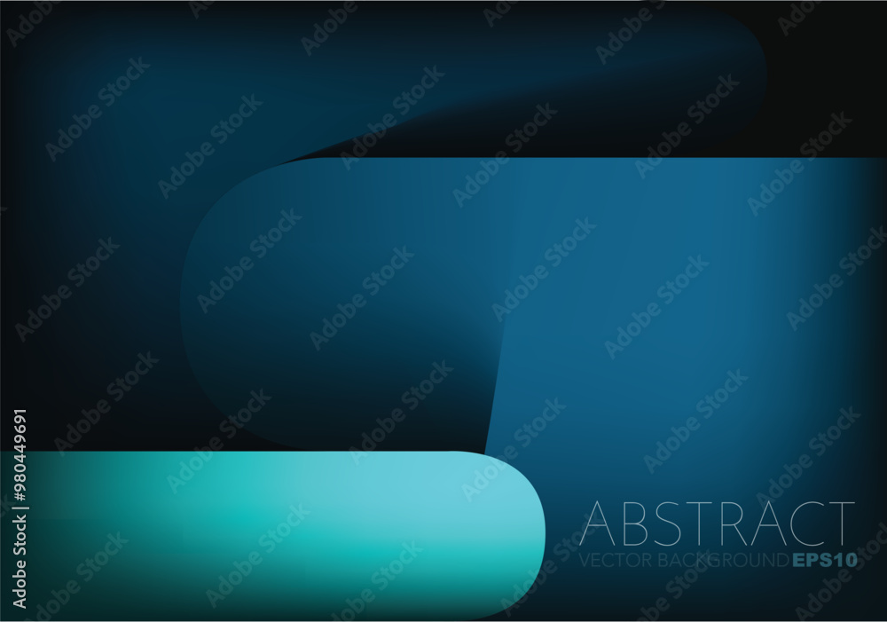 Poster graphic vector curve line overlap background for text and message design