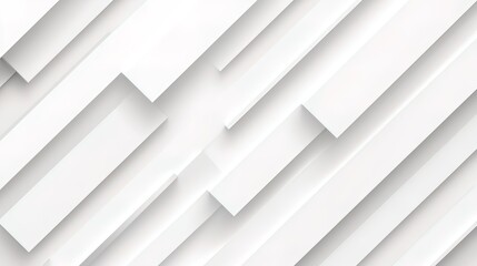 Fototapeta premium Abstract White Geometric Pattern