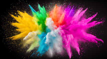 colorful background with splashes