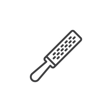 Lemon zester line icon