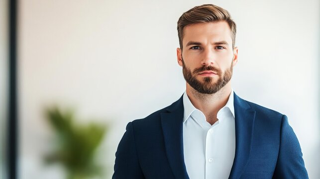 Capricorn executive, structured office, disciplined demeanor, goal-oriented mindset, professional style