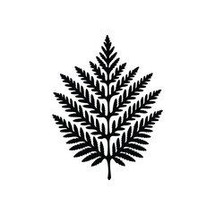 Simple Cedar Leaf Vector Design for Botanical Illustrations and Nature-Themed Artworks