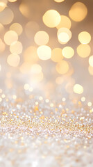 Dreamy background with warm golden light