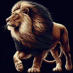 King of the Savanna's Gaze