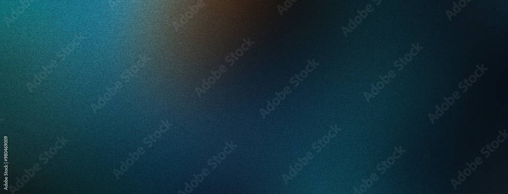 Canvas Prints blue-green color gradient background with a grainy texture