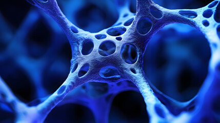 Highly detailed macro image texture of a color biological structure