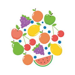 Fruit Vector  Circle