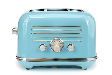 Fototapeta premium Vintage Minimal Toaster Device Isolated on White