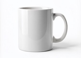 Mug Mockup on white background. Close up of Blank mug mockup isolated on white background. Tea Mug. Coffee Mug. Blank product